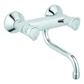 Produktbild: GROHE Costa Zweigriff-Spültischbatterie, Ausladung 200mm, schwenkbar,