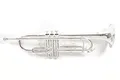 Produktbild: Roy Benson Bb-Trompete TR-202S (Langlebige Messingkonstruktion, mit leichtem Rechtecketui, Rucksackgarnitur, erstklassige Edelstahl Ventile, für professionelle Musiker), versilbert