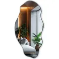 Produktbild: Dekoratives Wandspiegel - Industrial - Boho - Loft - Für Schlafzimmer Wohnzimmer - 50 cm x 100 cm