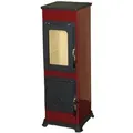 Produktbild: Dauerbrandofen Bozen, 5kw H910xb326xt326mm, Rot