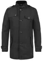 Produktbild: Indicode Brandan Herren Winter Mantel Wollmantel lange Winterjacke mit Stehkragen, Größe:XXL, Farbe:Black (999)