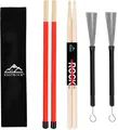 Produktbild: EastRock Drum Sticks-Set enthält 5A Drumsticks, Schlagzeug Zubehör Schlägel