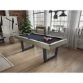 Produktbild: Mehrzwecktisch - Billard und Ping-Pong - Natürliches Licht und schwarz - B 213,4 x T 111,8 x H 78,5 cm - MELIAN - Schwarz