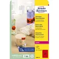 Produktbild: AVERY Zweckform Stick&Lift Etiketten, rund: 63,5 mm, rot