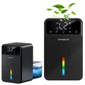 Produktbild: Climative Luftentfeuchter Elektrisch LUXE UV 0,35L/24h LED Timer leise Schwarz