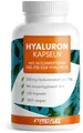 Produktbild: Hyaluron Kapseln 120x - optimal hochdosiert mit 500 mg Hyaluron pro Tag - hochwertige 500-700 kDa Hyaluronsäure + 2 mg bioverfügbares Zink - laborgeprüft mit Zertifikat - 100% vegan