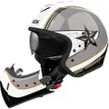 Produktbild: Airoh J 110 Command, Modularhelm - Grau/Weiß/Gold - M