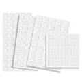 Produktbild: Gummipuffer, Gummifüße Selbstklebend, 240 Stück Elastikpuffer Transparent, Gumminoppen für Glasplatten, Schutzpuffer Selbstklebend, Türpuffer Pads für Türen, Schränke, Schubladen, Tastatur