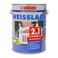 Produktbild: 2,5 Liter Wilckens Weisslack Seidenmatt Glänzend 2in1 Grundierung+Lack (9,32€/1l