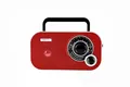 Produktbild: Camry CR 1140 Tragbares AM/FM Radio mit Teleskopantenne - Rot/Silber