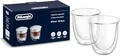 Produktbild: De'Longhi Glasset für Cappuccino 2x 270 ml, 2 Stück