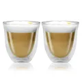 Produktbild: Delonghi Cappuccino Kaffee 2er Doppelwandiges Thermoglas