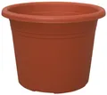 Produktbild: Geli Cylindro Thermo-Blumentopf, rund, aus Kunststoff, terrakotta, 30 cm