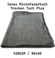 Produktbild: 80x50 Sonax Microfaser Trocken Tuch Plus Autopflege Zur streifenfreien Trocknung