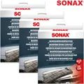 Produktbild: 3x SONAX Mikrofasertrockentuch PLUS 80 x 50 cm Auto Fahrzeug Trockentuch