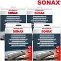 Produktbild: 4x SONAX Mikrofasertrockentuch PLUS 80 x 50 cm Auto Fahrzeug Trockentuch