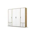 Produktbild: Drehtürenschrank  Yarm , braun , Maße (cm): B: 187 H: 194
