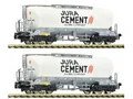 Produktbild: Fleischmann 6660090 - Güterwagen Set Silowagen Wascosa/Jura Cement Ep.VI 2-teili