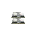 Produktbild: Fleischmann 6660090 2-piece set: Silo wagons, Wascosa/Jura Cement NEW in OVP