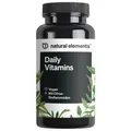 Produktbild: natural elements Daily Vitamins – 120 Kapseln – alle wertvollen Vitamine A-K – perfekt für Sportler