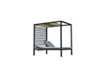 Produktbild: Pavillon Liegepavillon Gartenpavillon 2,1x 1,49m Baccaro weiß UV-Schutz Sonnenschutz für Terrasse