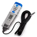 Produktbild: PeakTech P 5185 – USB Datenlogger für Temperatur, Luftfeuchtigkeit und Gleichspannung – Klimadatenlogger mit 32.000 Messwerten – Datenlogger für Spannung mit LCD-Display und externem Sensor