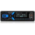 Produktbild: RDS Autoradio Bluetooth mit Typ-C-Ladeanschluss, FM/AM Autoradio 1DIN Unterst...
