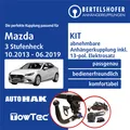 Produktbild: Für MAZDA 3 Stufenheck Typ BM 10.2013-06.2019 AHK abn +13pol sp. E-Satz NEU TOP