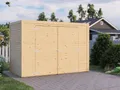 Produktbild: Bikebox Geräteschrank Velo 18 mm natur Fahrradgarage Fahrradbox Gartenschrank
