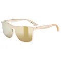 Produktbild: uvex heyday - Sportbrille für Damen und Herren - 100% UVA-, B, C Schutz - Schutz vor IR-Strahlung - mirror - transparent gold/gold mirror - one size