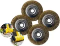 Produktbild: Gloria Stahldraht-Fugenbürste MultiBrush WeedBrush 11cm Durchmesser 4 Stück