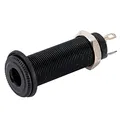 Produktbild: Musiclily Pro 1/4 Zoll E-Gitarre Bass Mono Klinkenbuchse 6,35mm Zylinder Eingang Ausgang Zylinder Jack Socket, Schwarz