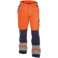 Produktbild: DASSY® Buffalo Warnschutz Bundhose mit Kniepolstertaschen - neonorange/dunkelblau - 42
