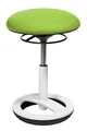 Produktbild: Topstar Bürohocker Sitness Bob Alu weiß lackiert grün