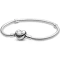 Produktbild: Pandora Damen-Armband Grau 16 cm - Silber