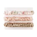Produktbild: Michooyel 3 Stück Seiden Haargummis Damen 100% reine Maulbeerseide, 1.5cm Mini 16 Momme Seide Haarringe mit Gummiband, Haargummis für Damen Silk Scrunchies