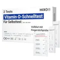 Produktbild: 2x Vitamin D Schnelltest – Heimtest zur Erkennung von Vitaminmangel – Selbsttest mit Blut aus der Fingerkuppe – Ergebnis in 10 Min – Ohne Laboranalyse – Zuverlässige Früherkennung Zuhause
