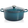 Produktbild: Le Creuset Signature (24 cm, Bräter + Schmortopf, Gusseisen) (21177246422430)