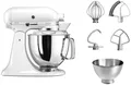 Produktbild: KitchenAid Küchenmaschine 5KSM175PSEWH WEISS, 300 W, 4,8 l Schüssel