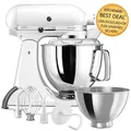 Produktbild: KitchenAid Artisan Küchenmaschine 4,8L 5KSM175 Weiß Zubehöraktion*