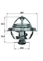 Produktbild: BEHR Thermostat Kühlmittel TX 27 80D für BMW E30 E34 E28 E32 Z1 E36 E24 ALPINA
