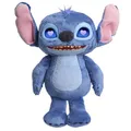 Produktbild: Just Play Disney Stitch Many Moods 34,3 cm großes interaktives Plüschtier, 50+ Soundeffekte und Sprüche, ausdrucksvolle LCD-Augen, Kinderspielzeug ab 3 Jahren