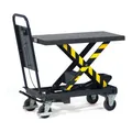 Produktbild: fetra Hubtischwagen 6834 - Tragkraft 700kg Polyurethan-Reifen