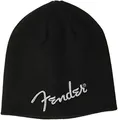 Produktbild: Fender Logo Mütze, Schwarz, Warme Winter-Strickmütze, Geschenk für Gitarrenfans, Einheitsgröße
