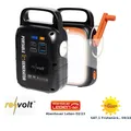 Produktbild: revolt Kurbel-Dynamo-Powerstation mit 22,5 Ah, USB-C Power Delivery, 18 Watt