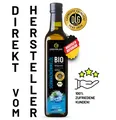 Produktbild: KRÄUTERLAND Bio Schwarzkümmelöl GEFILTERT 500ml, ägyptisch, FRISCH kaltgepresst