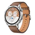 Produktbild: HUAWEI Watch GT 5 46 mm Smartwatch, scharfkantiges Design, brandneuer Lauf- und Radsport, Gesundheits-Tracking, bis zu 14 Tage Akkulaufzeit, kompatibel mit iOS und Android, Braun 【Amazon Exklusiv】