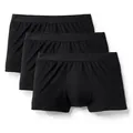 Produktbild: CALIDA Boxershorts Natural Benefit (3er Pack) Single Jersey-Qualität, elastisch schwarz M (50)