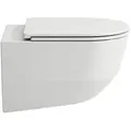 Produktbild: LAUFEN Pro Wand-Tiefspül-WC H8209664000001 weiß LCC, spülrandlos, Ausladung 53cm