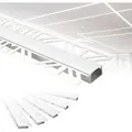 Produktbild: Led Trockenbauprofil 2m Aluminium Profil Unterputz Lichtleiste für LED-Streifen inkl. Abdeckung: aled 2 - 20mm Leuchtbreite, Max. Paket (bester